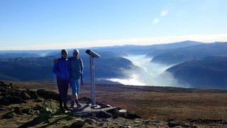 Otta skimtes under disen i Gudbrandsdalen