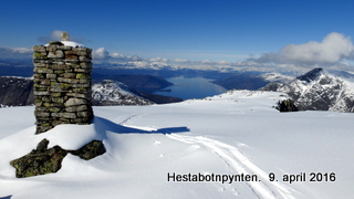 Hestabotnpynten, 1330 moh