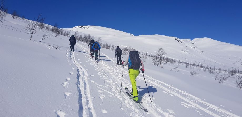 På vei opp mot Øyastølsfjellet