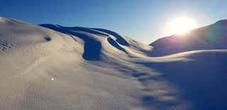 Vinteridyll på vei opp til Raudfjellet