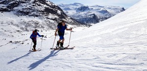 På vei opp mot Fyresnipa