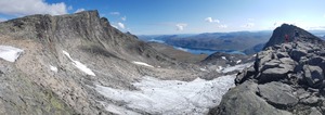 Mellom Galdeberget og Galdebergtinden